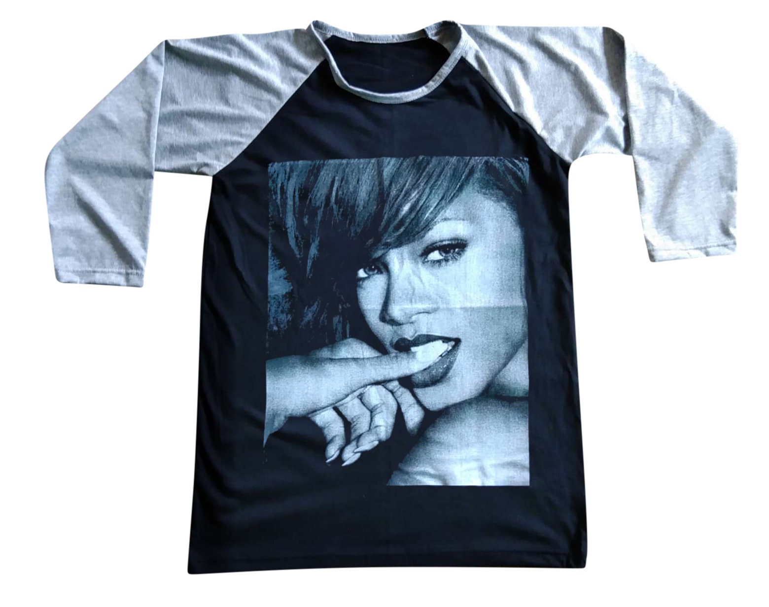Unisex // Rihanna // Raglan // 3/4 Sleeve // Baseball T-shirt - Etsy UK
