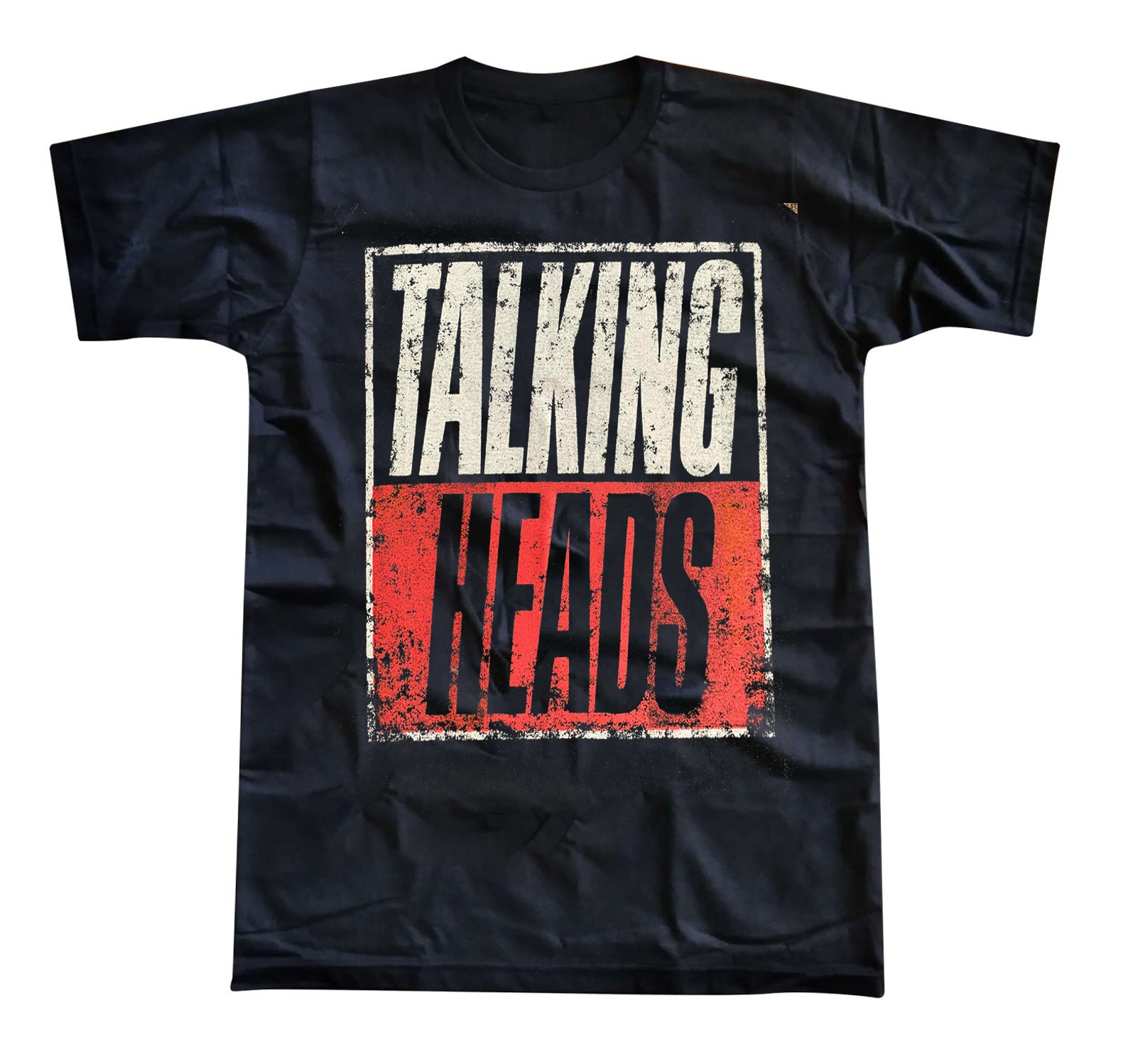 Uniseks // Talking Heads // T-shirt met korte mouwen - Etsy Nederland