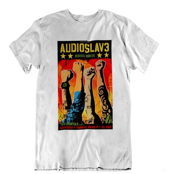 Unisex Audioslave Kurzarm T-Shirt (Tank-Top Singlet Weste 3/4 Ärmel Baseball Raglan Tote Bag) Herren Frauen Ladie's 65