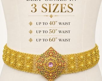 Thai Traditional Jewelry Waist Belt Thai Khmer Lao Dress Native Costume Wedding