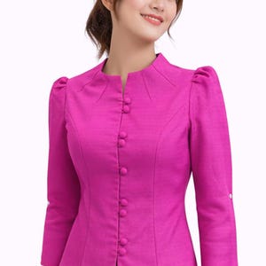 Thai Silk Shirt for Women Primrose