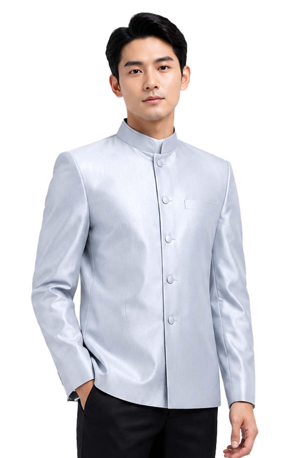 Silk Mandarin Jacket - Etsy