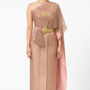 cambodia dress design NIMBU | Cambodia Women's A Line Dress with Pockets