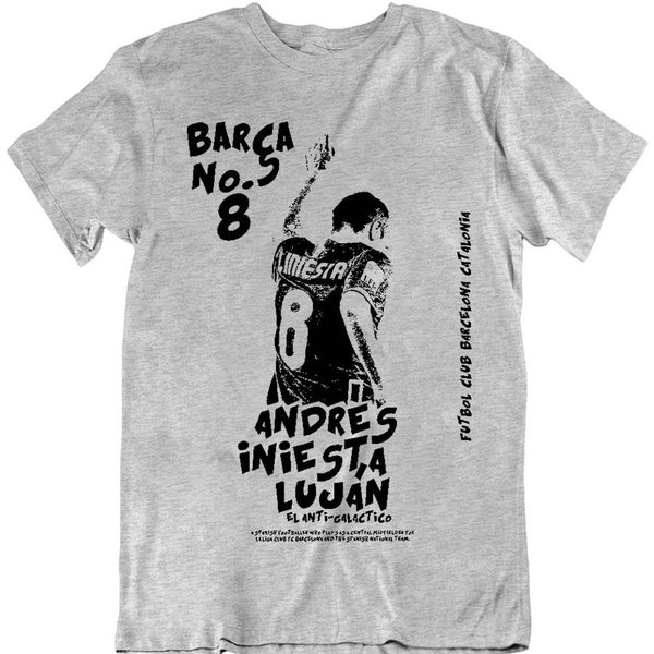 Andrés Iniesta T-Shirt Spain Barcelona
