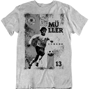 Gerd Muller's iconic Germany football shirt