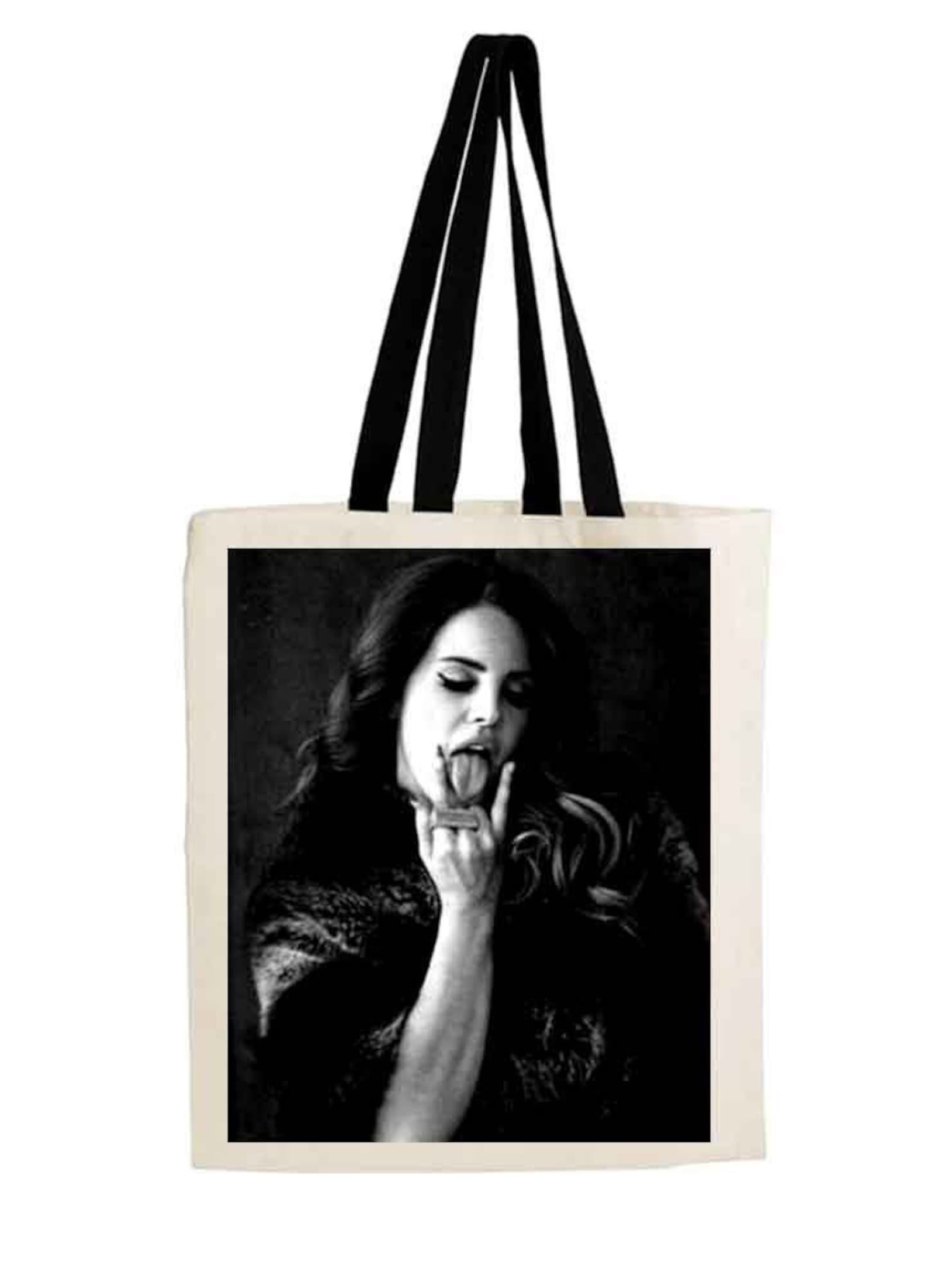 Unisex Lana Del Rey Tote Bag Canvas Shopping T-Shirt 3/4 | Etsy