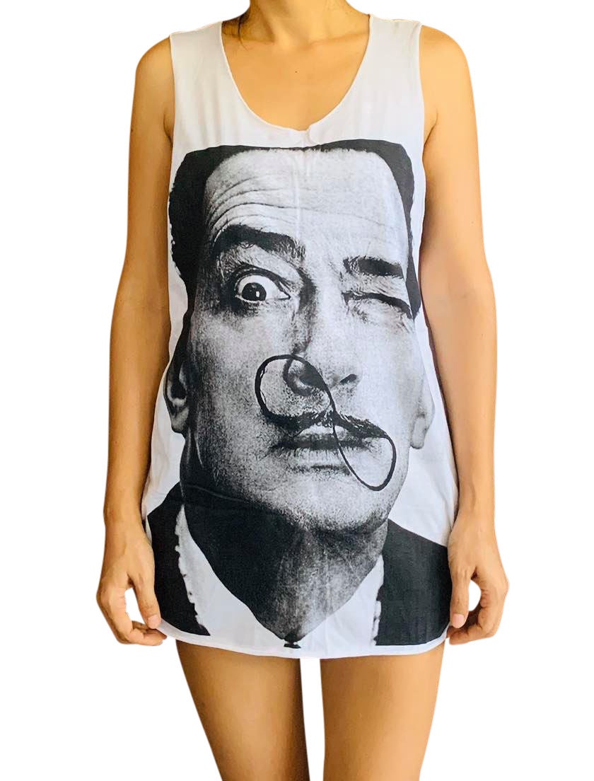 Unisex Salvador Dali Tank-Top Vest Singlet Sleeveless T-Shirt S Brown (173)  : : Clothing, Shoes & Accessories