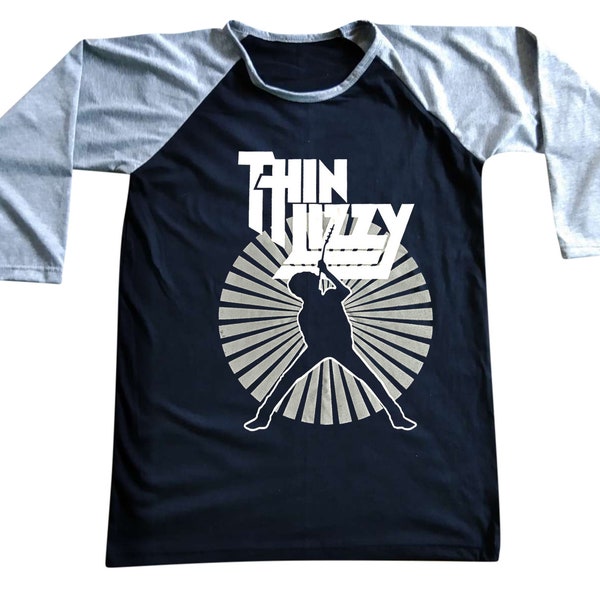 Thin Lizzy // Raglan // 3/4 Sleeve // Baseball T-Shirt