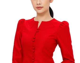 Ladies Elegant Thai Silk Shirt