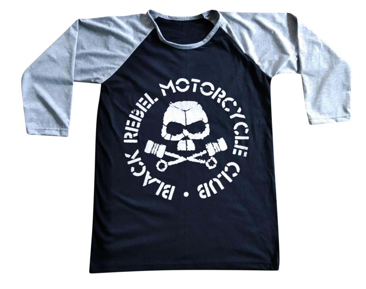 Unisex Black rebel Motorcycle Club TShirt 3/4 Sleeve Baseball Etsy
