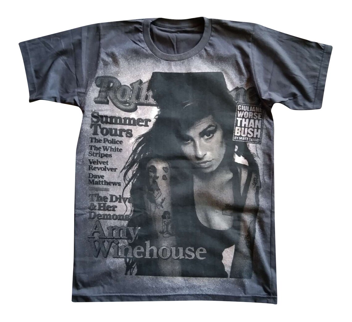 Amy Winehouse // Short Sleeve Tshirt Etsy