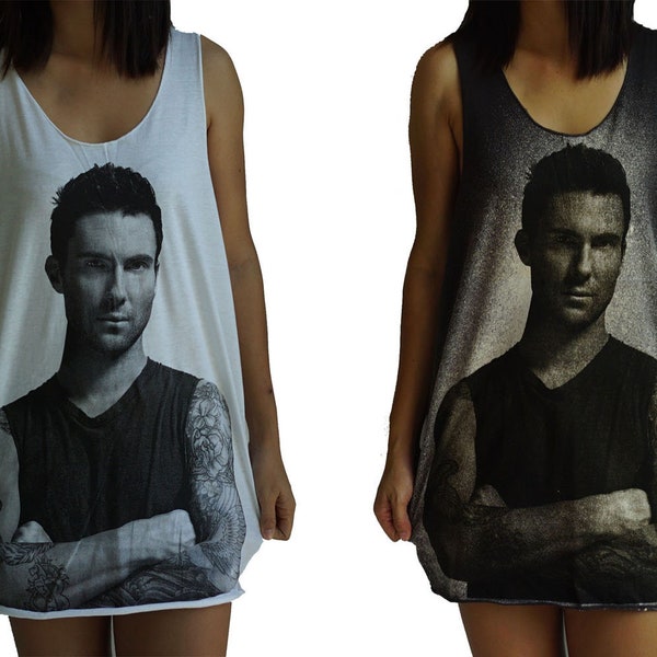 Unisex // Adam Levine // Maroon 5 // Tank-Top // Singlet // Vest // Sleeveless T-Shirt // Men's // Women's