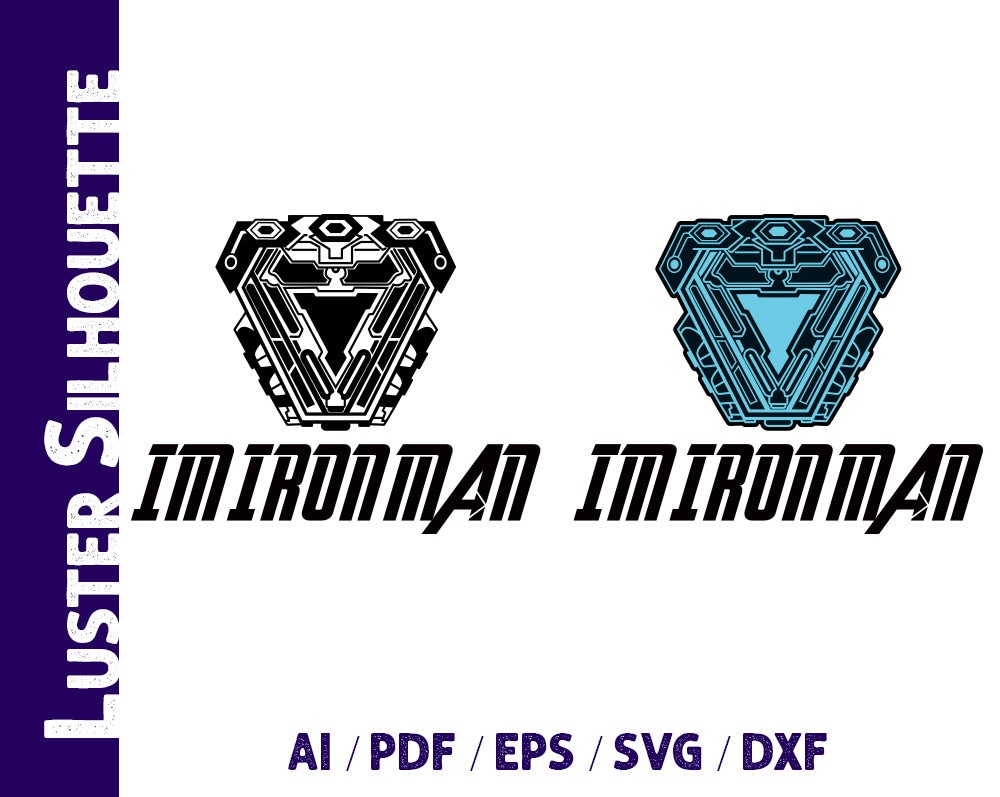 Iron Man Svg Iron Man Logo Silhouette Avengers Vector Etsy