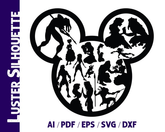 Tarzan Svg Tarzan Mickey Silhouette Disney Tarzan Vector Etsy