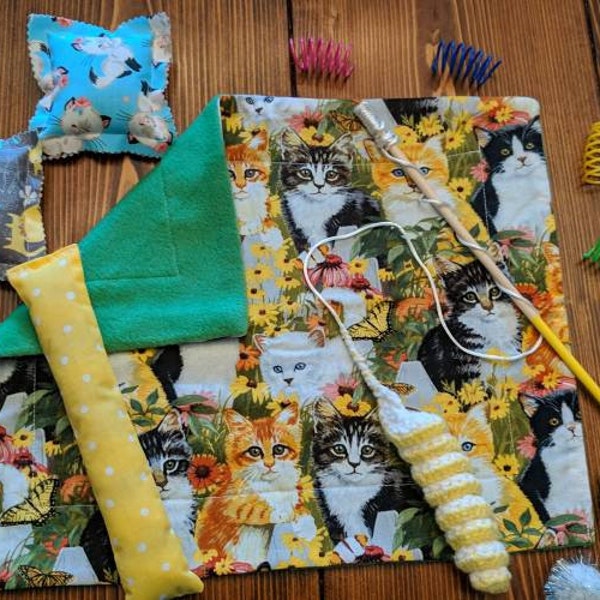 Sun Flower Catnip Toy Box Sunshine Catnip Gift Box Gift for Cat Lover Gift for Cat Mom Catnip filled Toys Gift for your cat
