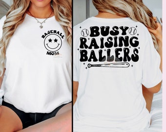 Busy Raising Ballers Svg Png, Baseball Mom Svg, Retro Baseball Png, Groovy Baseball Svg, Baseball Season Svg, Baseball Shirt Svg