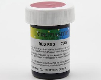 CHEFMASTER RED RED gel food coloring