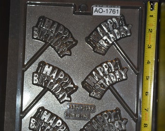 HAPPY BIRTHDAY LOLLIPOP Mold