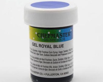 CHEFMASTER ROYAL BLUE (navy) gel food coloring