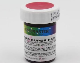 CHEFMASTER SUPER RED Gel Essen Ausmalen