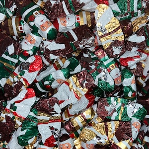 Madelaine Babbo Natale ricoperti di cioccolato fondente