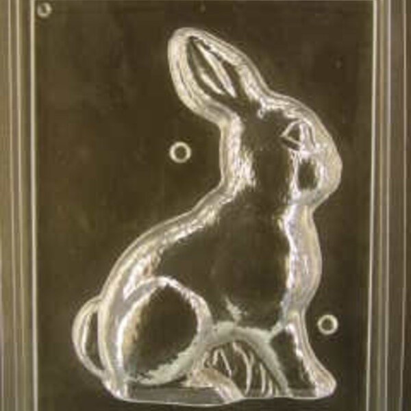 9 OZ 2PC SITTING RABBIT mold