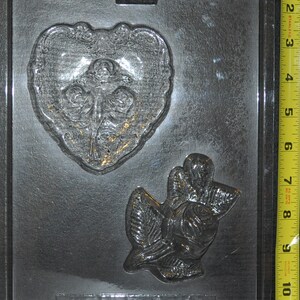 HEART WITH FLOWERS & rose mold