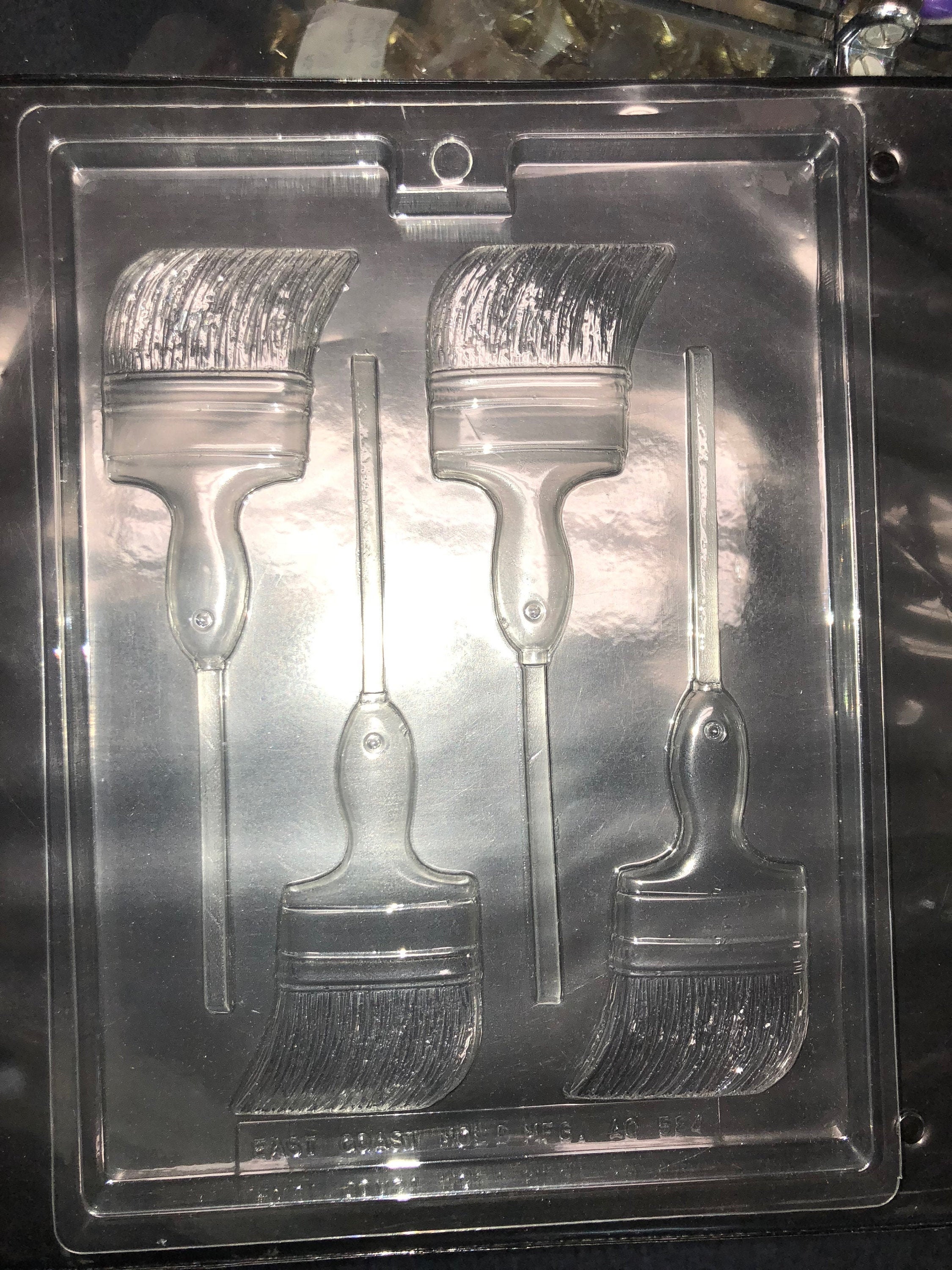 PAINTBRUSH LOLLIPOP MOLD Etsy