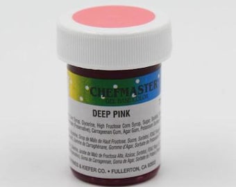 CHEFMASTER DEEP PINK gel food coloring