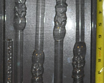 SNOWMAN PRETZEL ROD mold