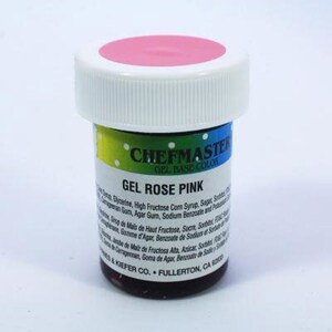 CHEFMASTER ROSE PINK Gel Essen Ausmalen