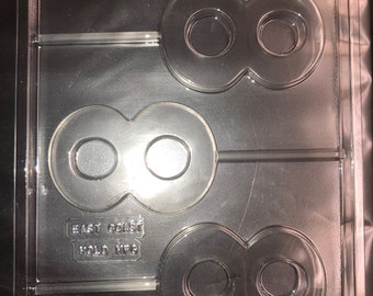 NUMBER 8 LOLLIPOP MOLD