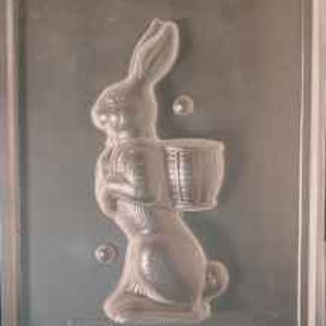 3D RABBIT W/ BASKET MOLD