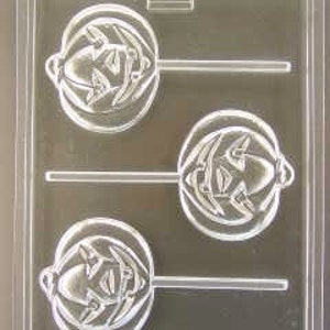 SCARY FACE PUMPKIN pop mold