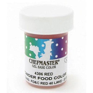 CHEFMASTER RED POWDER food coloring