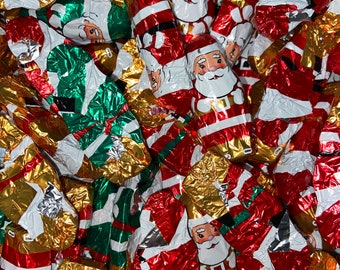 MILK CHOCOLATE SANTA foils