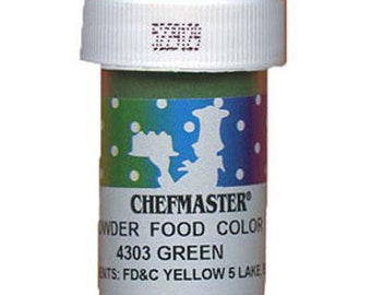 CHEFMASTER GREEN POWDER colorant alimentaire