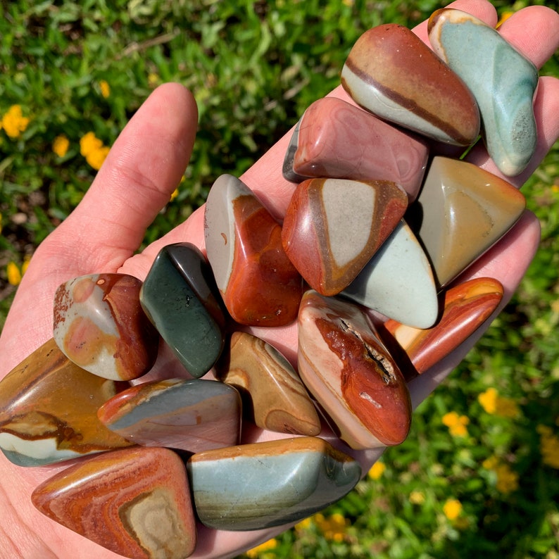 Desert Jasper Tumbled Crystal Healing Stone Healing Etsy