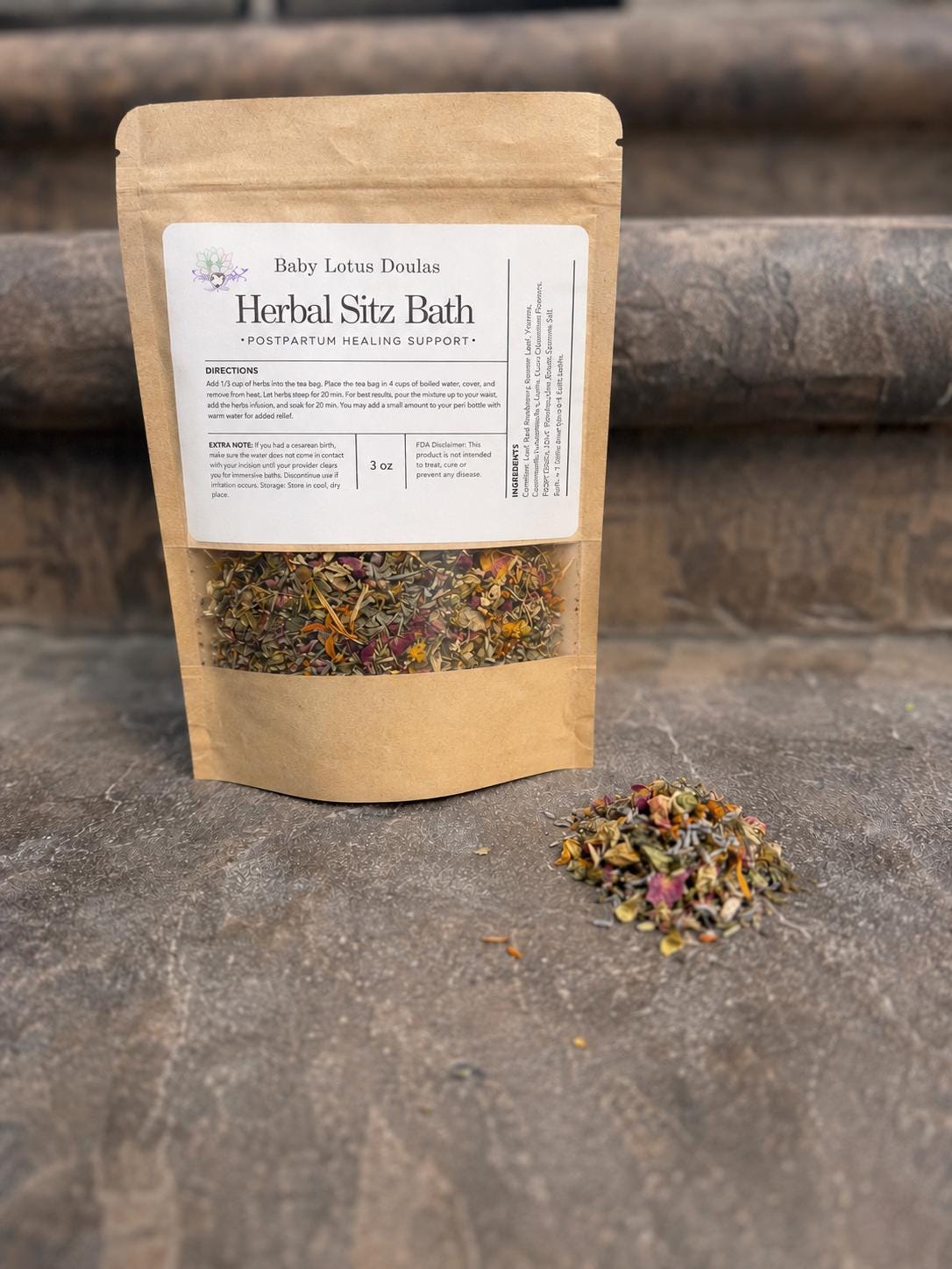 Herbal Postpartum Sitz Bath | Perineal Healing Soak for New Moms - Etsy