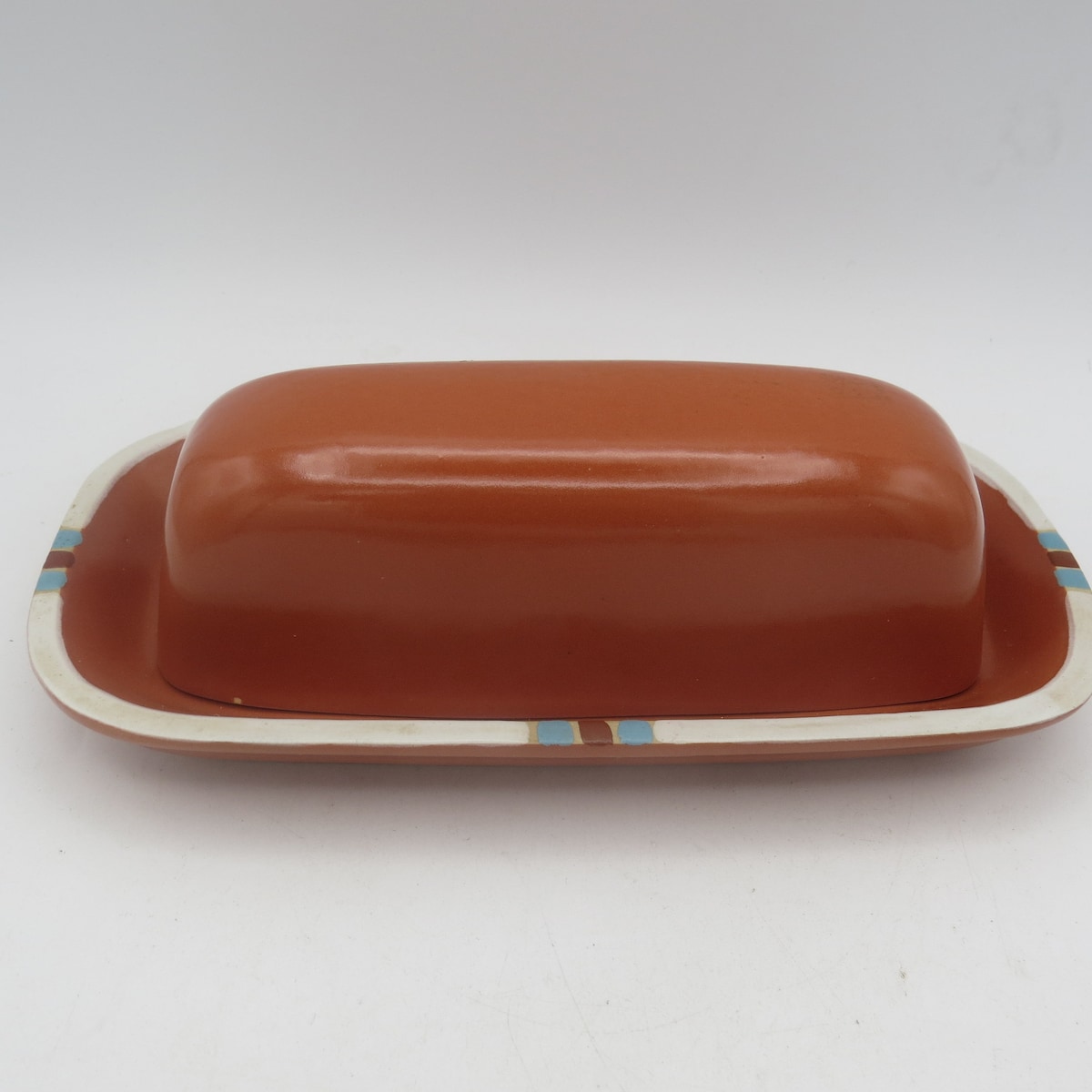 Dansk Mesa Terracotta Butter Dish, Butter Dish With Lid, Dansk Dinnerware - Etsy