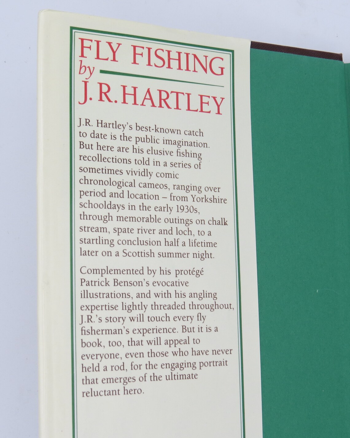 Vintage Fly Fishing Buch Angeln Buch JR Hartley 1990er Etsy