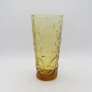 Anchor Hocking Milano Amber Trinkglas, 14 oz, Lido Honey Gold Eisteebecher, einzelnes Ersatzglas