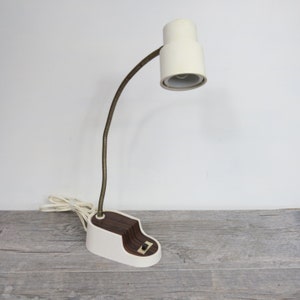 Vintage Desk Lamp, Table Lamp, Retro Desk Lamp, Gooseneck Lamp, 1970s Office Decor