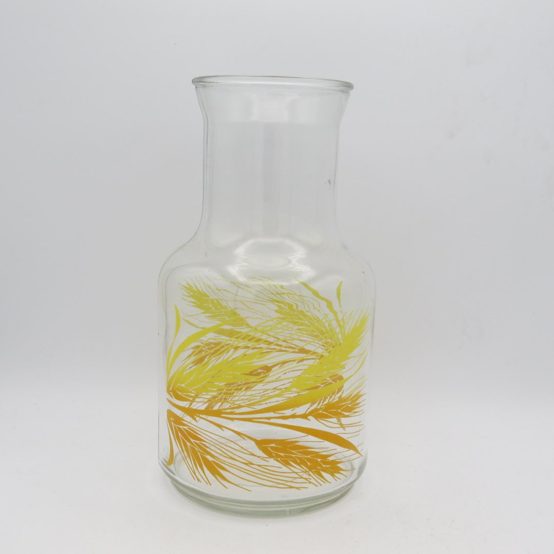 Vintage Libbey Wheat Juice Jug, Juice Carafe, Vintage Juice Jug Etsy
