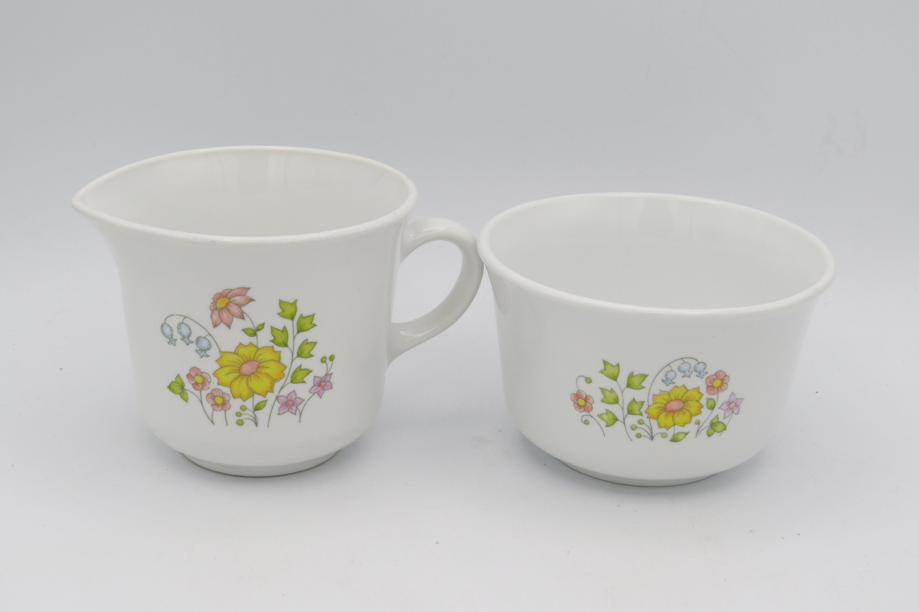 Corelle Meadow Creamer and Sugar Set Corning Corelle Yellow Etsy