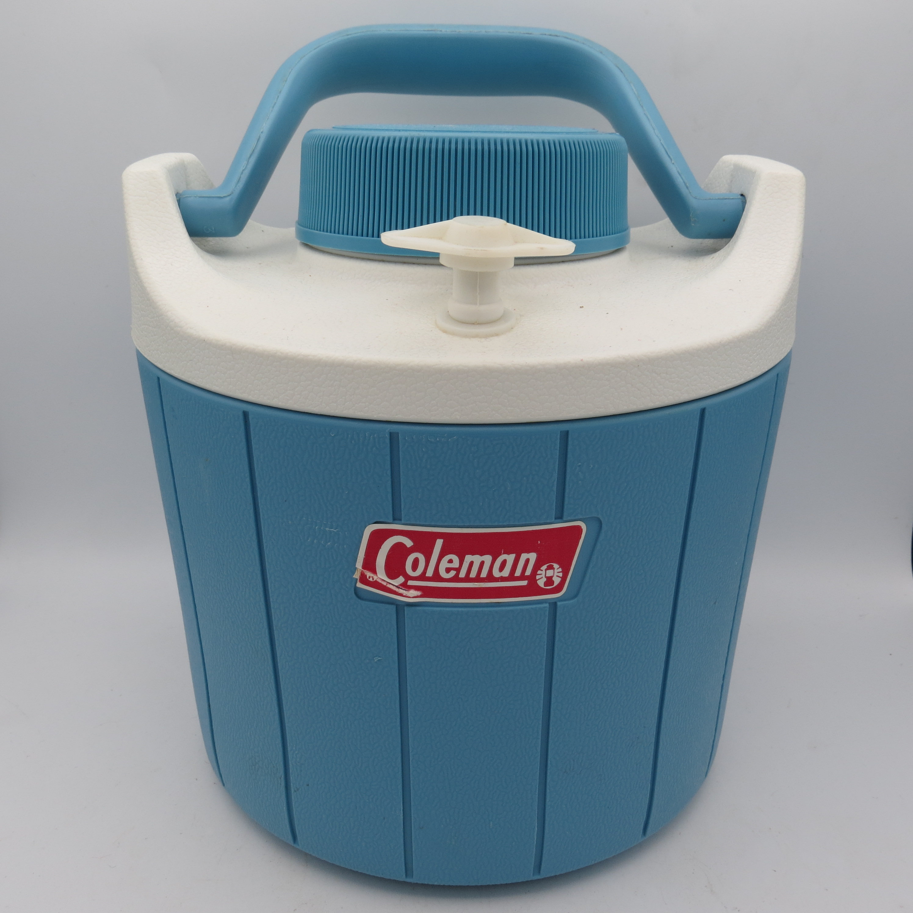 Coleman Cooler Jug Brown 2 Gallon Camping Water Thermos Vintage