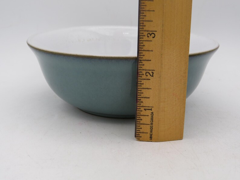 Denby Regency Green Cereal Bowls, Soup Bowls, Set of 2, Light Green