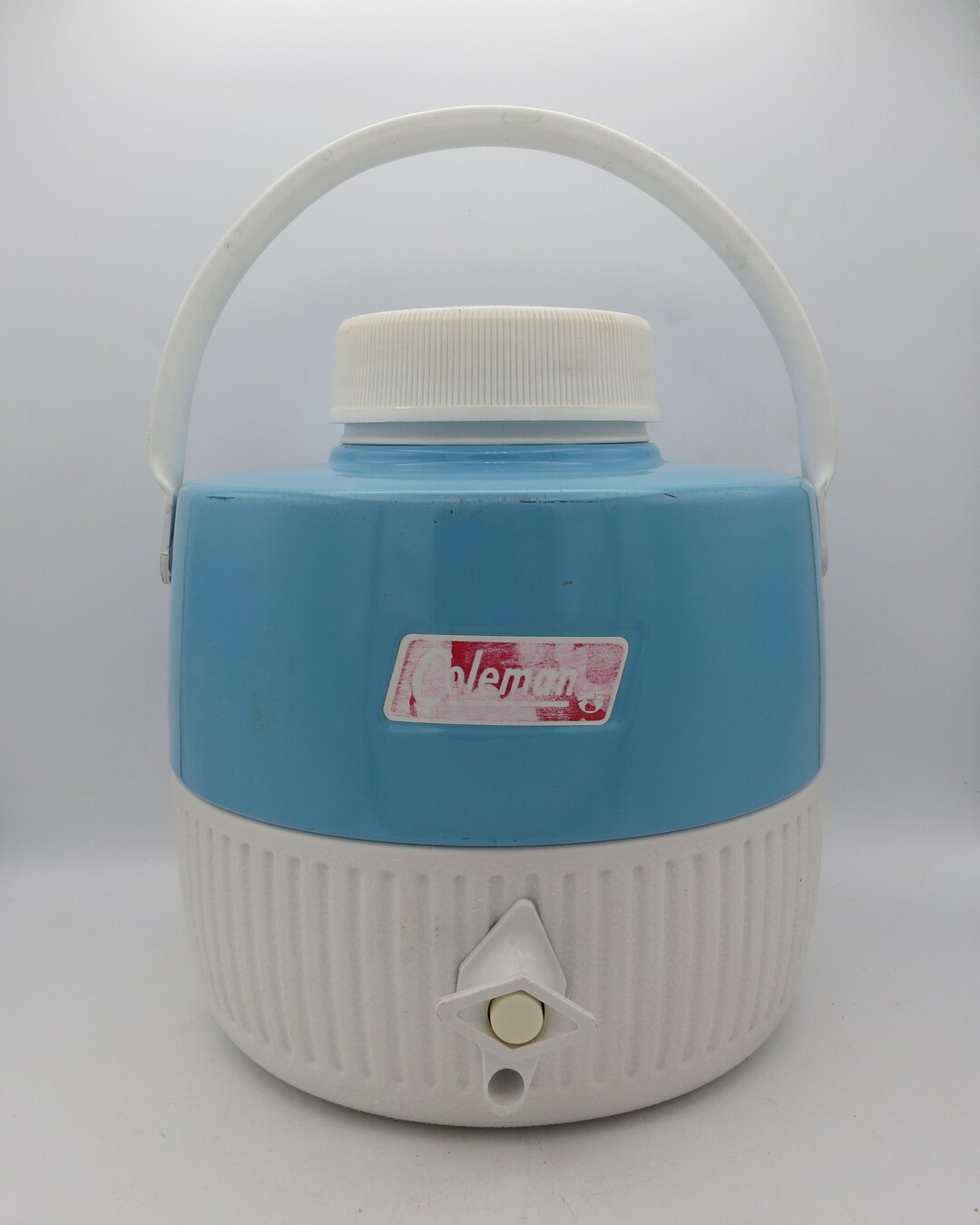Distributeur D'eau Vintage Coleman Marlboro – Rouge Et Blanc, 640 Fl Oz, Avec Bec