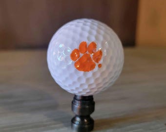 Clemson Golf-Ball Lamp Shade Finials