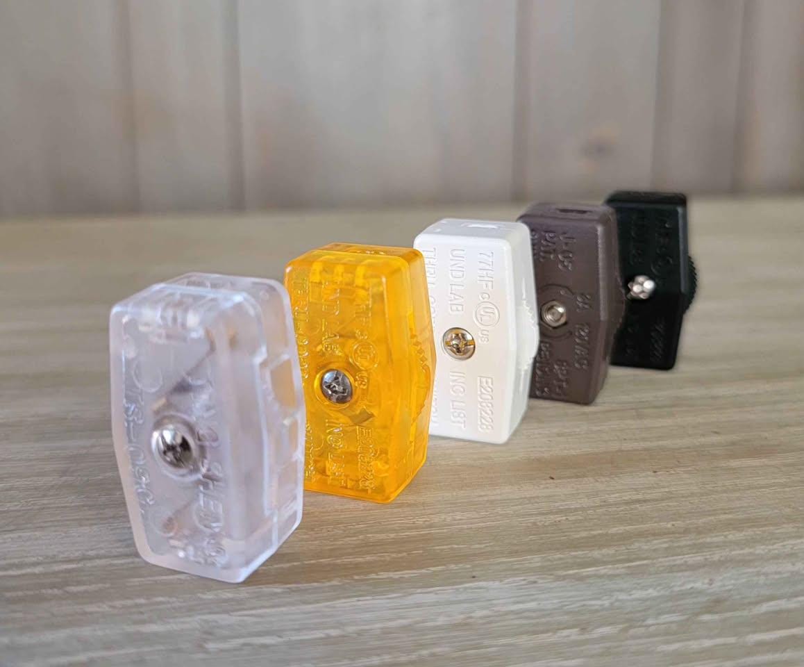 On off Rotary In-line Switch for Lamp Cords in Variety of Colors - Etsy